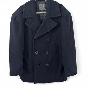 Men’s Classic Navy Blue Peacoat